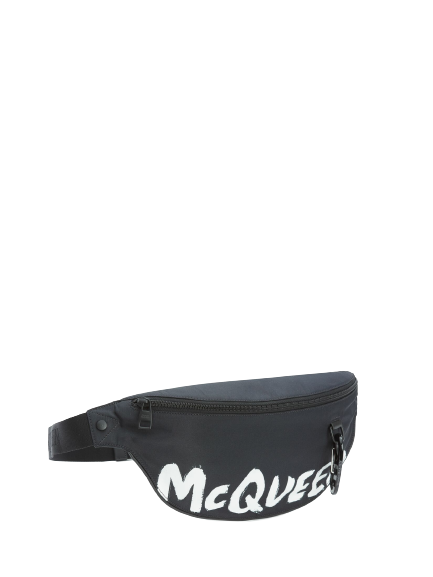  Túi Nam Alexander McQueen Nam Harness 'Black White' 