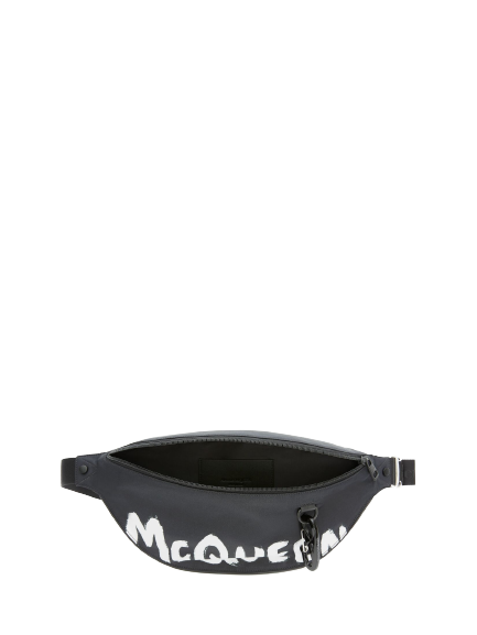  Túi Nam Alexander McQueen Nam Harness 'Black White' 