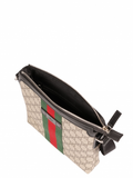  Túi Nam Gucci GG Supreme Web Messenger Bag 'Beige' 