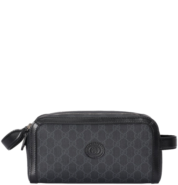  Túi Nam Gucci Toiletry Case With Interlocking G 'Black' 