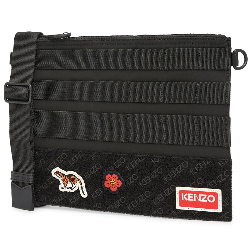  Túi Nam Kenzo Jungle Large Common Crossbody Bag 'Black' 