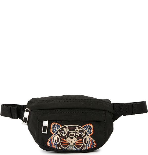  Túi Nam Kenzo Tiger Crest Mini Common Belt Bag 'Black' 