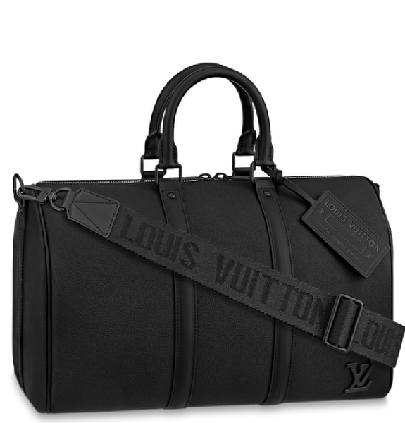  Túi Nam Louis Vuitton Aerogram Keepall Bandoulière 40 'Black' 