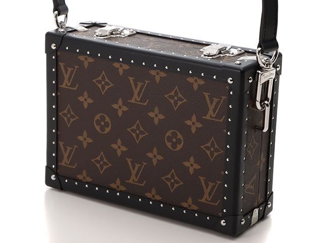 Louis Vuitton shoulder bag monogram Macassar clutch box M20252
