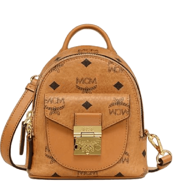  Balo Nữ MCM Patricia Crossbody Visetos Cognac 'Beige' 