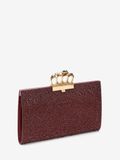  Túi Nữ Alexander McQueen Jewelled Flat Pouch 'Prune' 