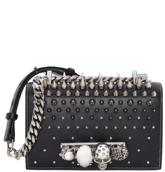  Túi Nữ Alexander McQueen Studded Mini Jewelled 'Black' 