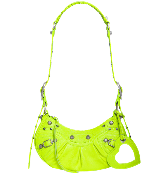  Túi Nữ Balenciaga Le Cagole XS Shoulder Bag 'Neon Yellow' 