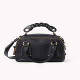  Túi Nữ Chloe Small Bag Daria Grained Shiny 'Black' 
