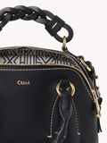  Túi Nữ Chloe Small Bag Daria Grained Shiny 'Black' 