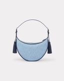  Túi Nữ Kenzo 18 Medium Denim Leather Hobo Bag 'Blue' 