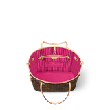  Túi Nữ Louis Vuitton Neverfull Bandoulière MM Tote Bag 'Rose' 