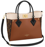  Túi Nữ Louis Vuitton On My Side Tote Chataigne 'Brown Crème Beige' 