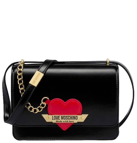  Túi Nữ Love Moschino Made With Love Shoulder Bag 'Black' 