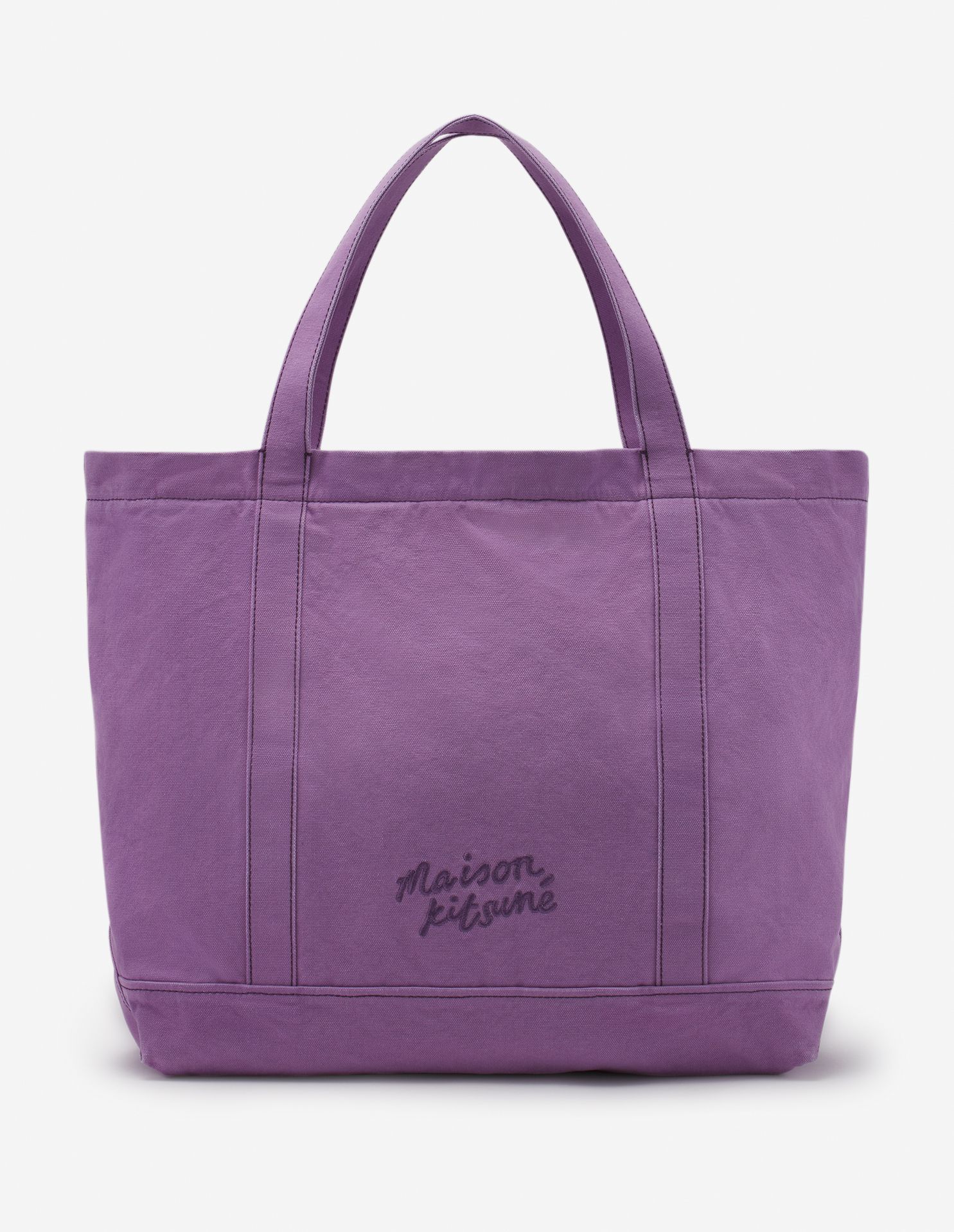  Túi Nữ Maison Kitsune Fox Head Large Tote 'Lilac' 