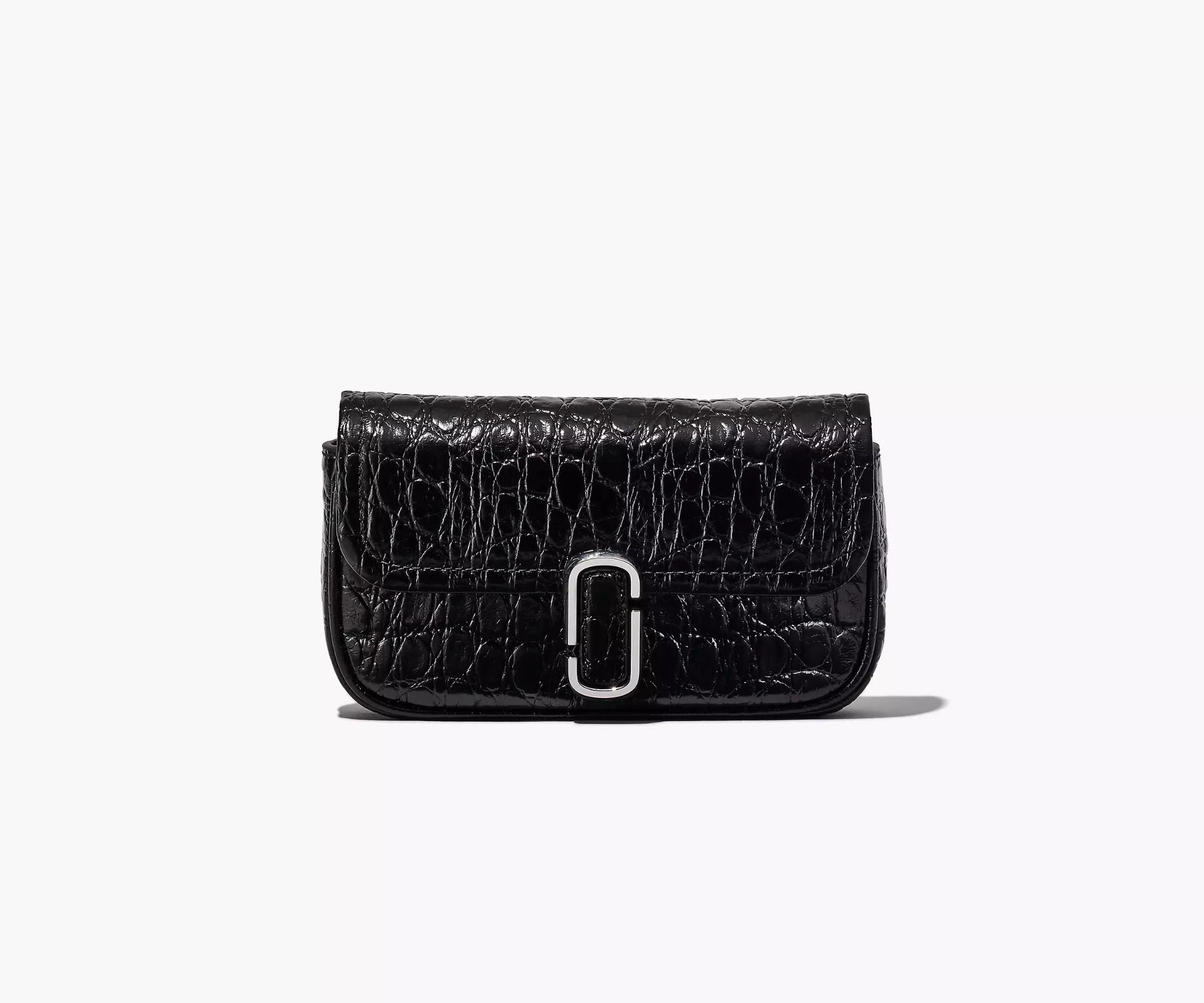  Túi Nữ Marc Jacobs Croc-embossed J Marc Mini Bag 'Black' 