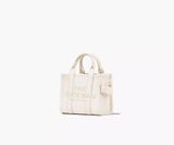  Túi Nữ Marc Jacobs Leather Mini Tote Bag 'Cotton Silver' 