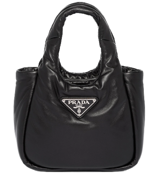  Túi Nữ Prada Padded Soft Leather Bag 'Black' 