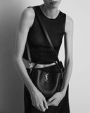  Túi Nữ Saint Laurent Le 37 Small Suede 'Golden Leaf' 