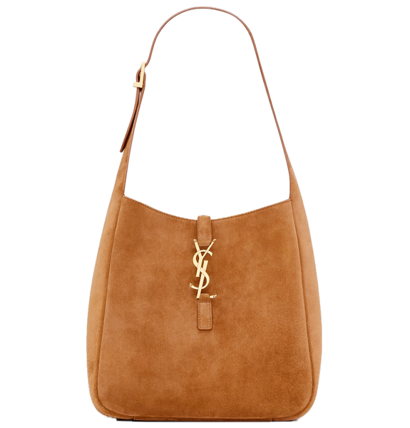  Túi Nữ Saint Laurent Le 5 À 7 Supple Small In Suede 'Caramel' 