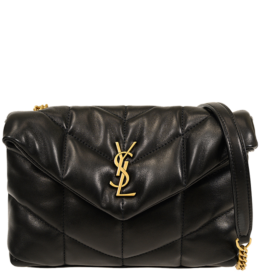  Túi Nữ Saint Laurent Puffer Toy Bag In Quilted Lambskin 'Black' 
