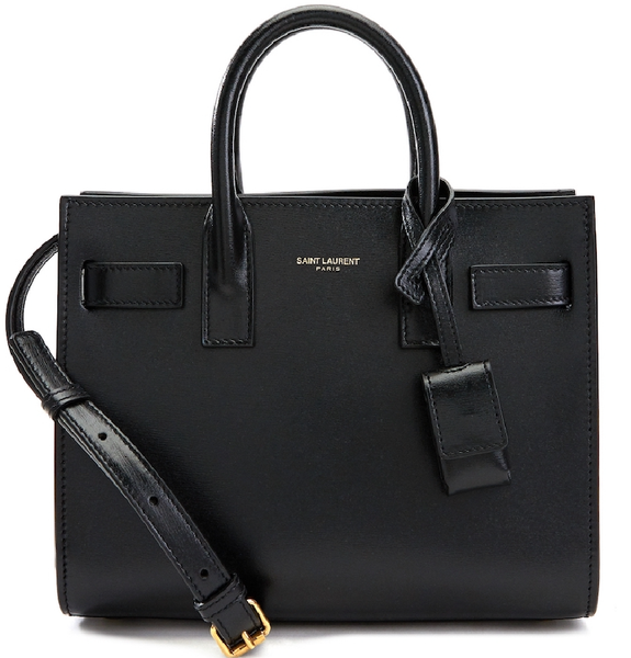  Túi Nữ Saint Laurent Sac de Jour Nano Tote Bag 'Black' 