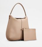  Túi Nữ Tod's Hobo Bag T Case Leather Large 'Pink' 