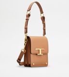  Túi Nữ Tod's T Timeless Bag Leather Micro 'Brown' 