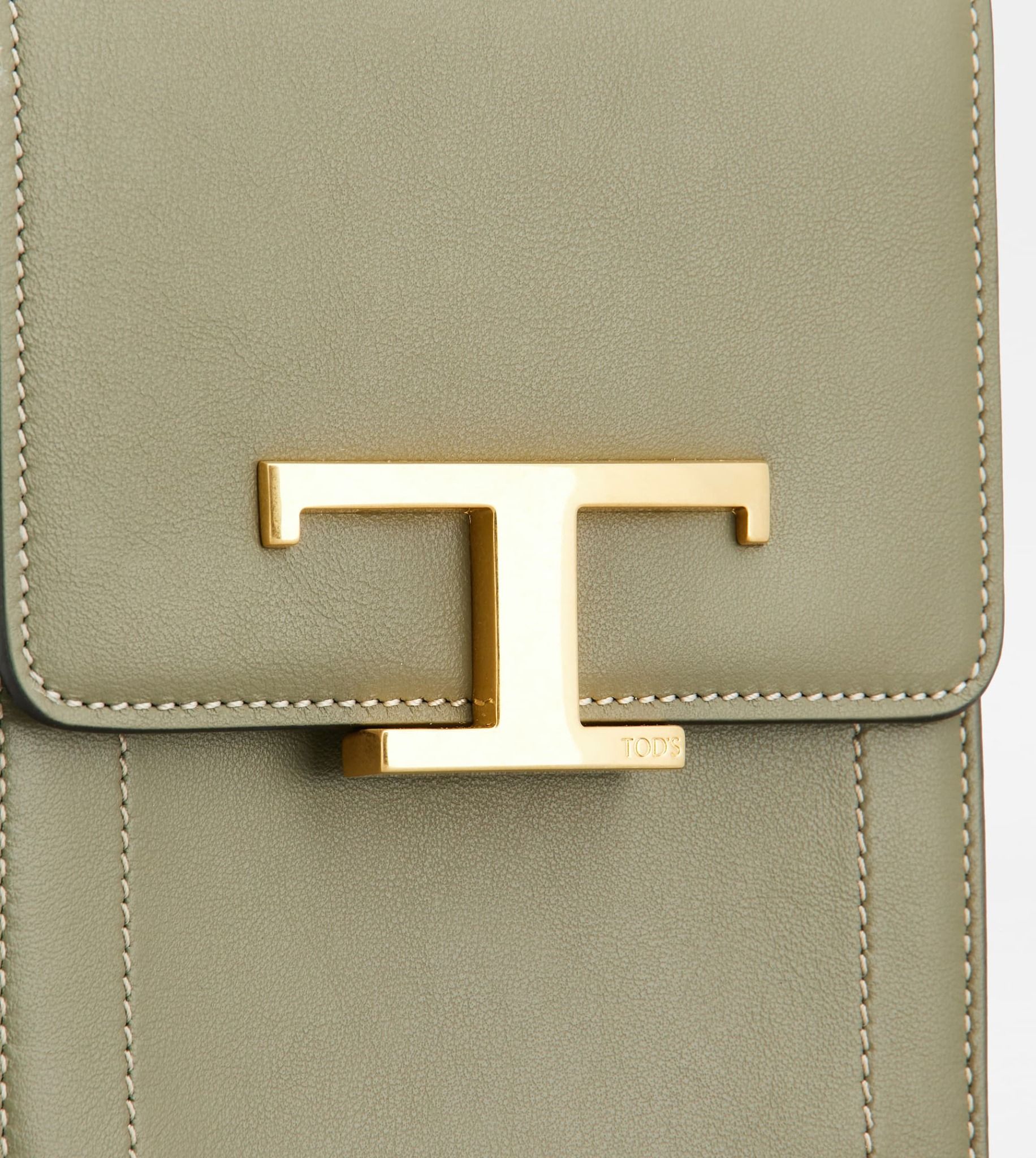  Túi Nữ Tod's T Timeless Bag Leather Micro 'Green' 