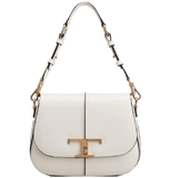  Túi Nữ Tod's T Timeless Shoulder Bag Leather Mini 'White' 
