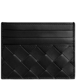  Ví Bottega Veneta Intrecciato Credit Card Case 'Black' 