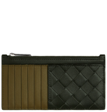  Ví Bottega Veneta Intrecciato Long Zipped Card Case 'Green' 