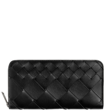  Ví Nam Bottega Veneta Intrecciato Zip Around Wallet 'Black' 