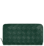  Ví Nam Bottega Veneta Intrecciato Zip Around Wallet 'Green' 