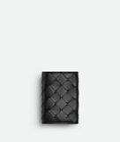  Ví Nam Bottega Veneta Intrecciato Tiny Tri-Fold Wallet 'Black' 