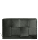  Ví Nam Bottega Veneta Cassette Zip Around Wallet 'Dark Green' 