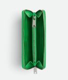  Ví Nam Bottega Veneta Intrecciato Zip Around Wallet 'Parakeet' 