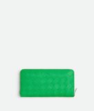  Ví Nam Bottega Veneta Intrecciato Zip Around Wallet 'Parakeet' 