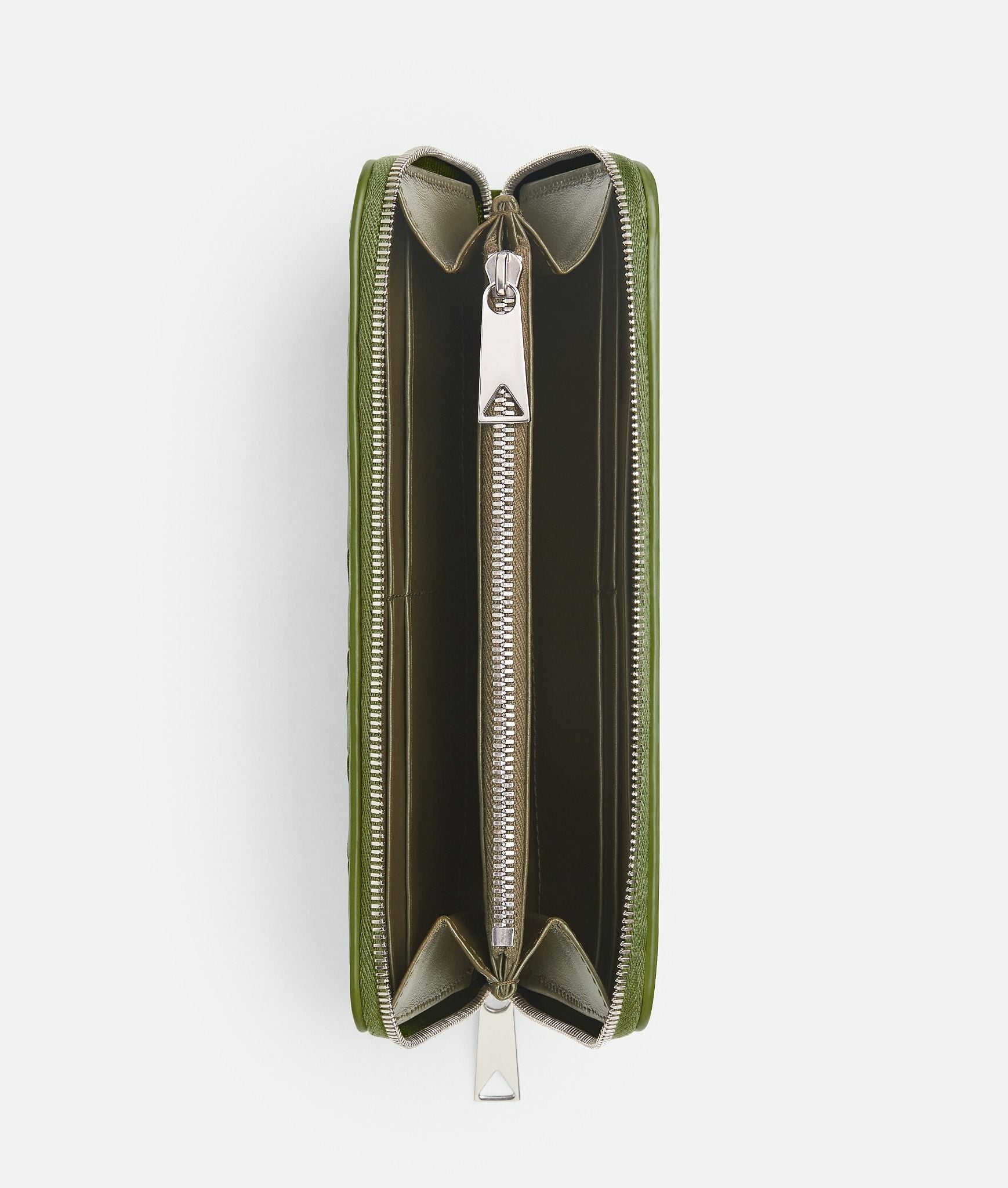  Ví Nam Bottega Veneta Intrecciato Zip Around Wallet 'Tea Leaf' 