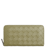  Ví Nam Bottega Veneta Intrecciato Zip Around Wallet 'Travertine' 