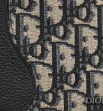  Ví Nam Dior Saddle Bifold Card Holder 'Beige Black' 