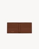  Ví Nam Saint Laurent Tiny Cassandre East/West Wallet 'Brown' 