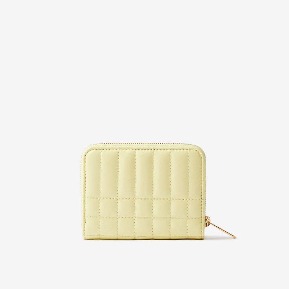 Ví Nữ Burberry Quilted Leather Lola Zip Wallet 'Cool Lemon' 80660441 –  LUXITY