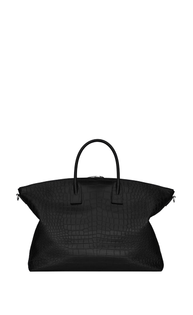  Túi Nữ Saint Laurent Giant Bowling Crocodile 'Black' 
