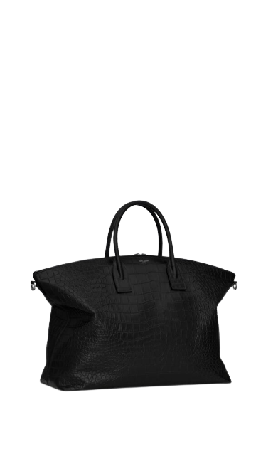  Túi Nữ Saint Laurent Giant Bowling Crocodile 'Black' 