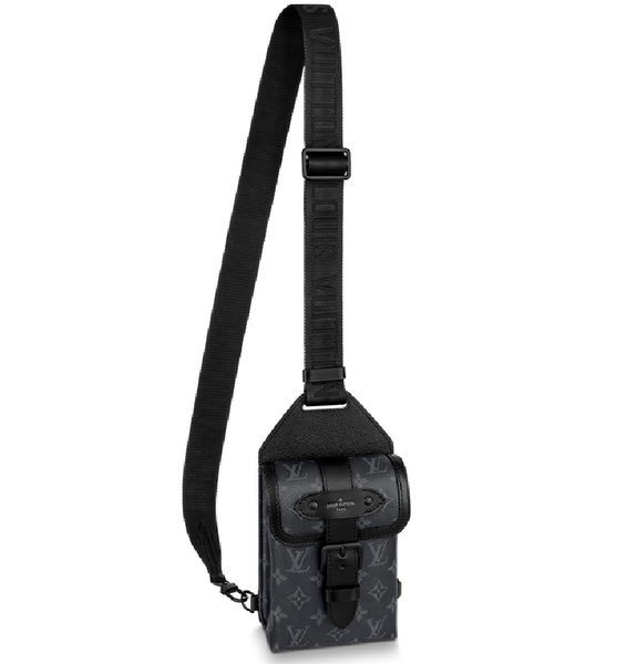  Túi Nam Louis Vuitton Saumur Slingbag 'Monogram Black' 