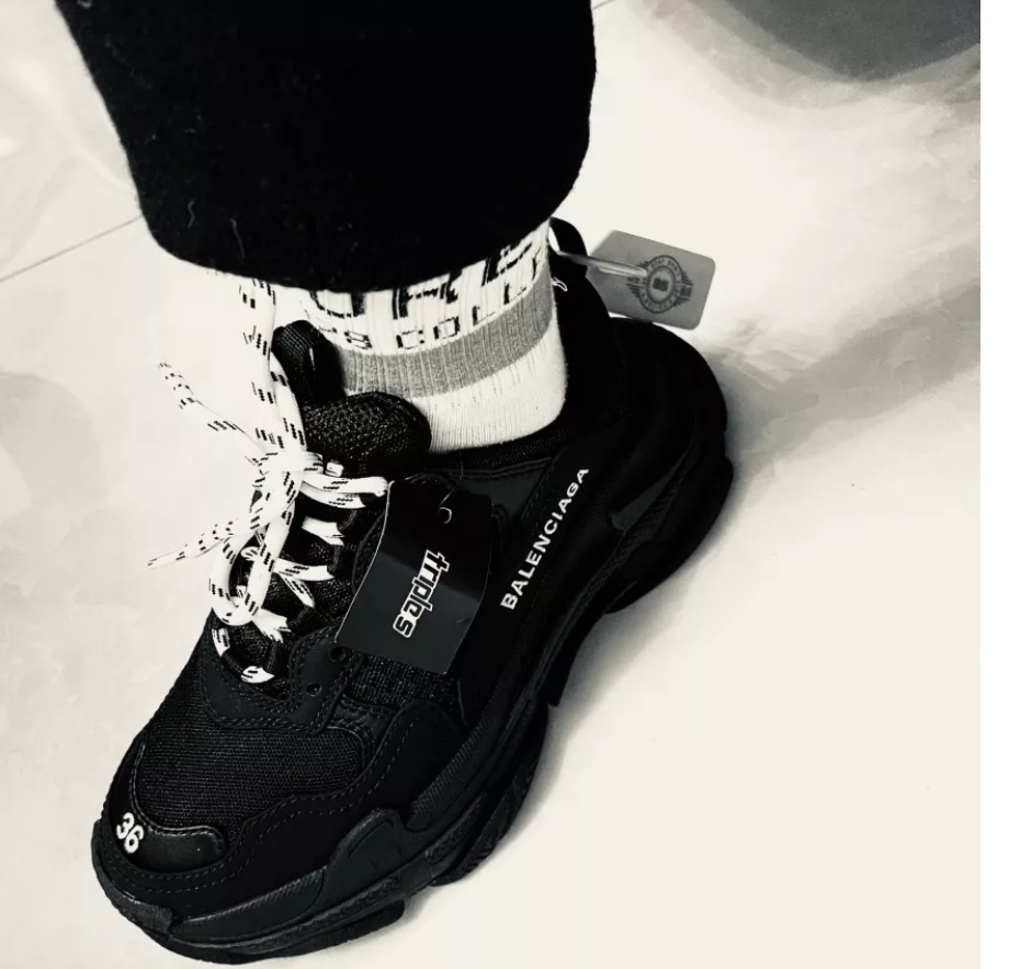 Balenciaga Triple S  Clear Sole Triple Black  Duyet Fashion