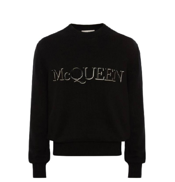  Áo Nam Alexander McQueen Embroidered Knit 'Black' 