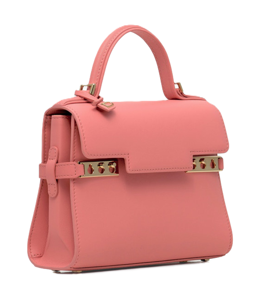 Túi Nữ Delvaux Casual Calfskin Plain Leather 'Pink' 