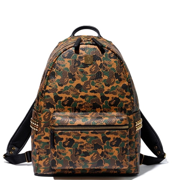  Balo MCM x Bape Camo Stark 'Camo' 